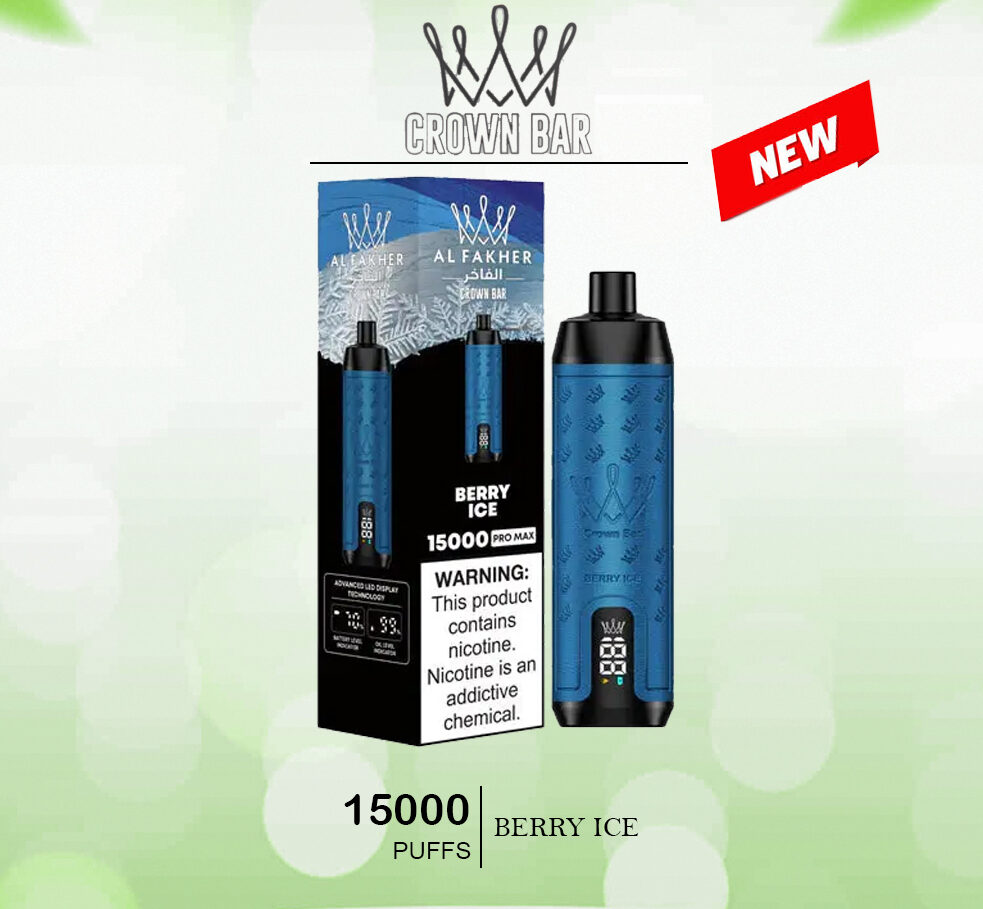 ALFAKHER CROWN BAR - BERRY ICE - 15000 PUFFS — image 1