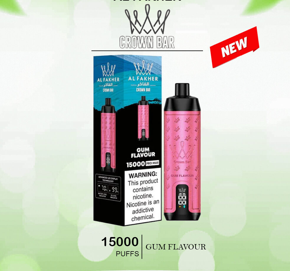 ALFAKHER CROWN BAR - GUM FLAVOUR - 15000 PUFFS — image 1