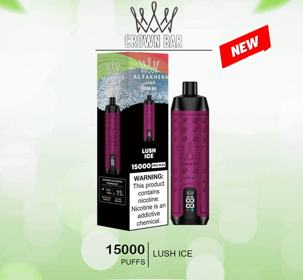 ALFAKHER CROWN BAR - LUSH ICE- 15000 PUFFS — image 1