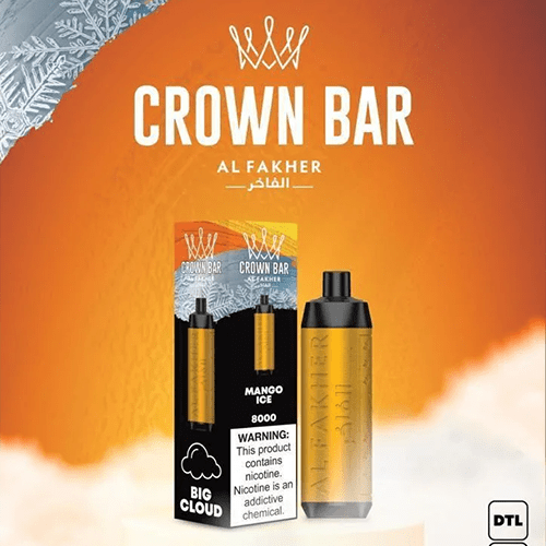 ALFAKHER CROWN BAR MANGO FREEZE - 8000 PUFFS — image 1