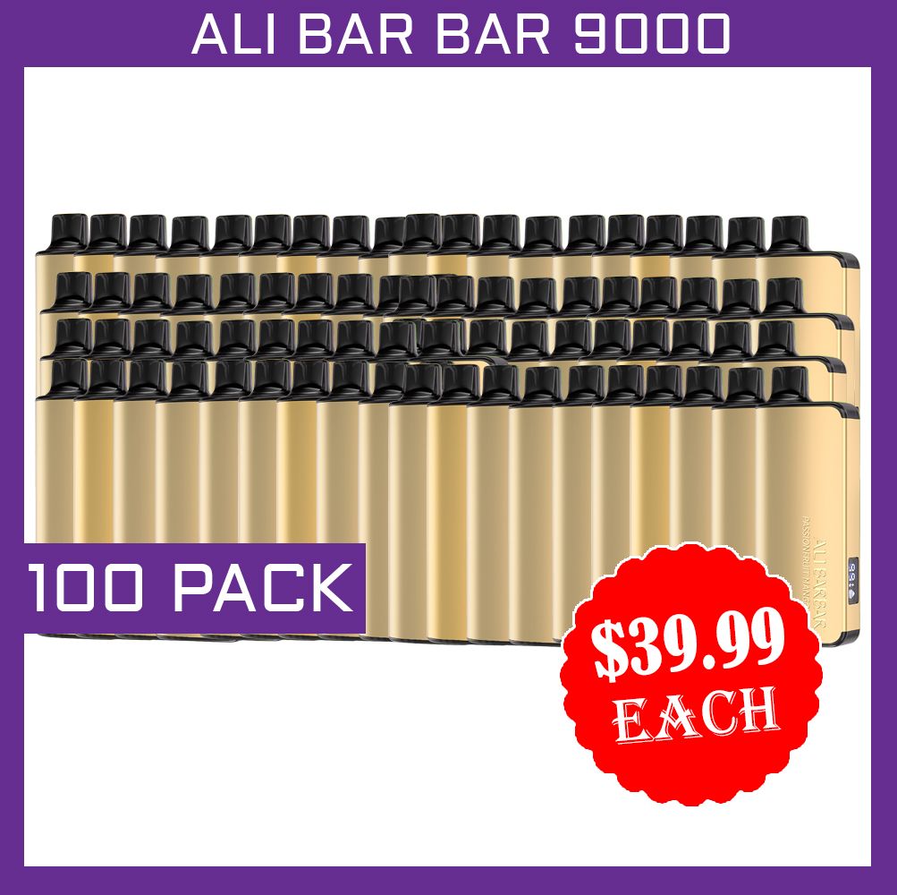 ALIBARBAR INGOT 9000 PUFFS - 100 PACK — image 1