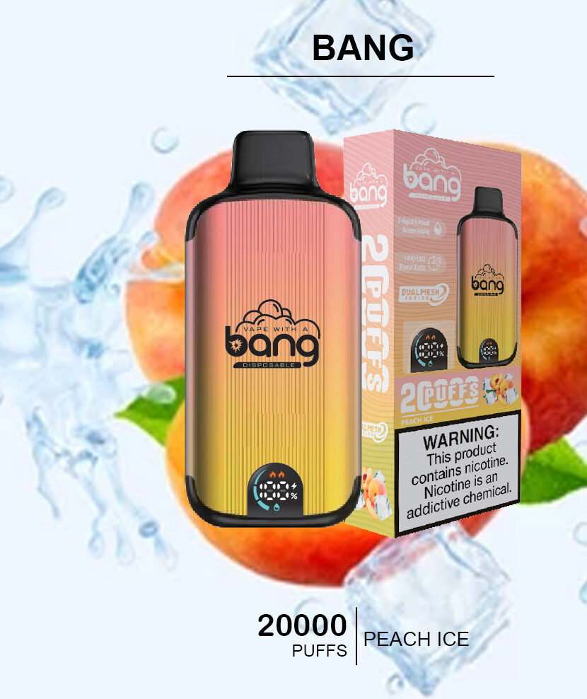 BANG - PEACH ICE - 20000 PUFFS — image 1