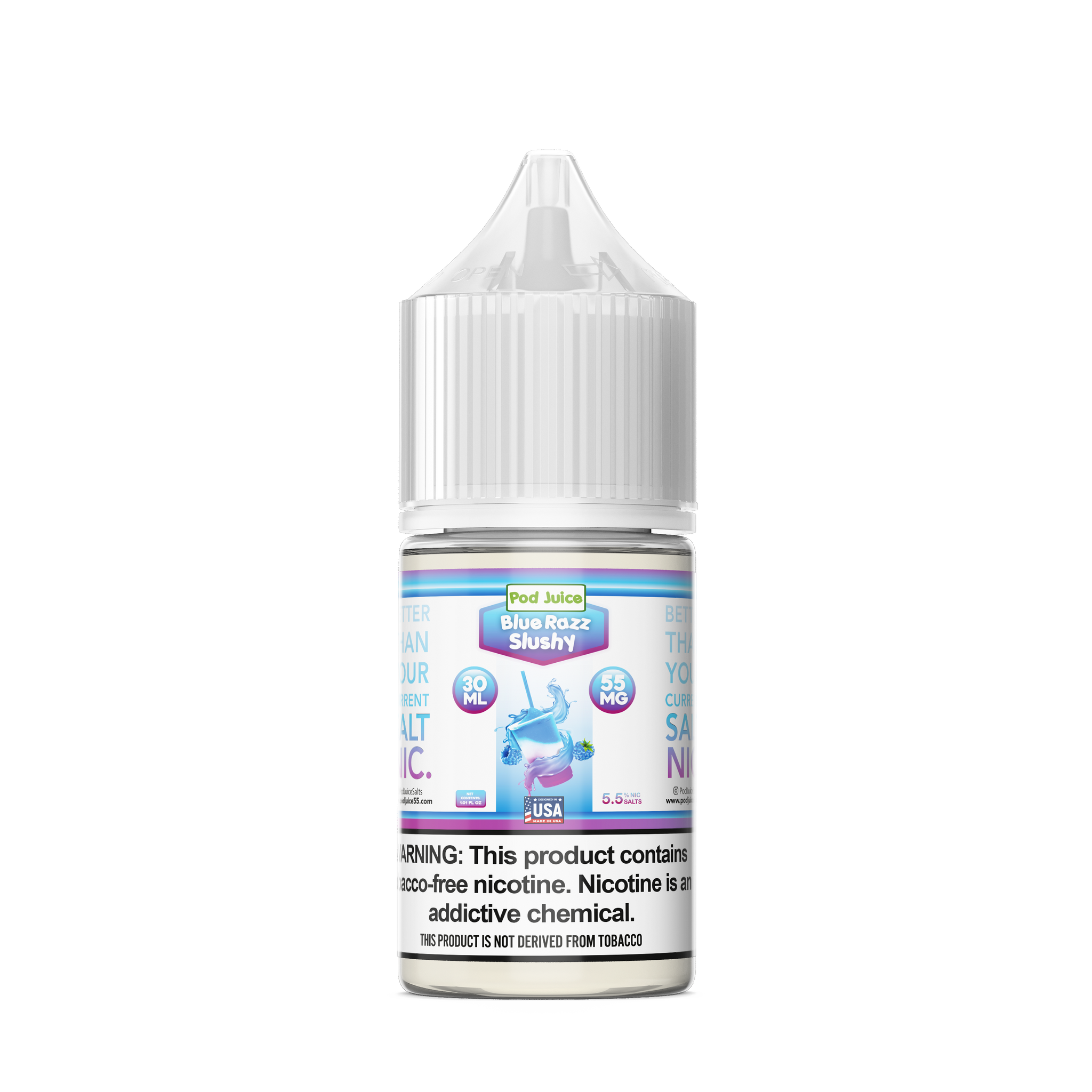 Blue Razz Slushy Pod Juice — image 1