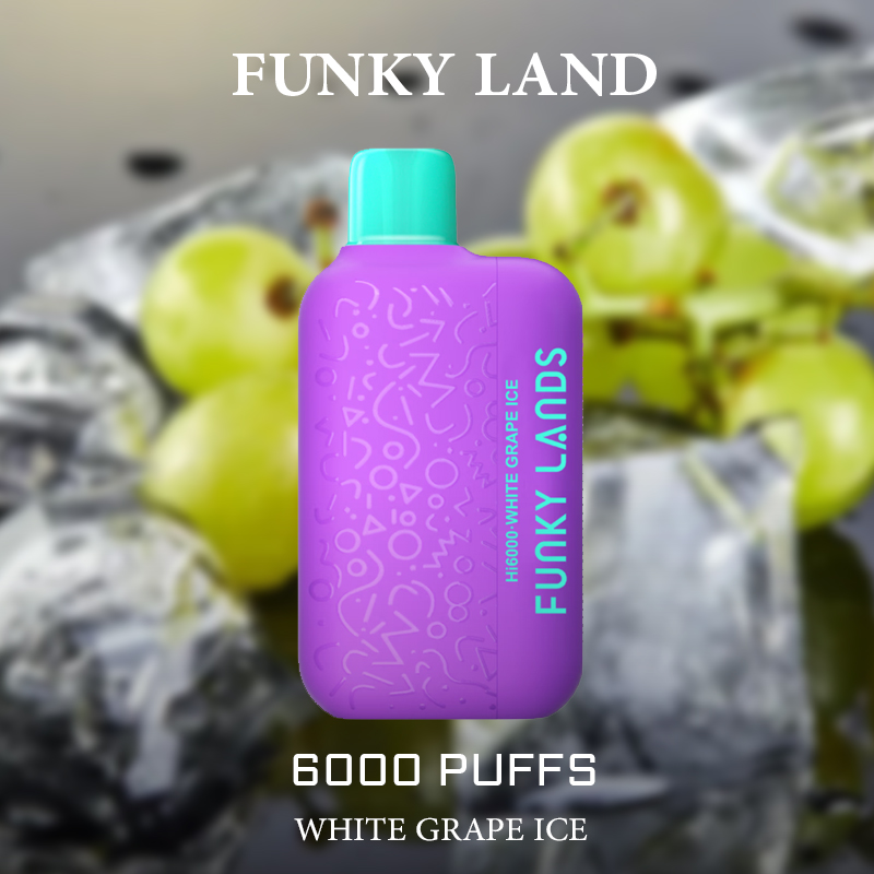 FUNKY LAND WHITE GRAPE ICE - 6000 PUFFS — image 1