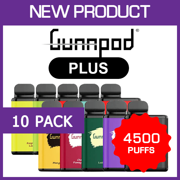 GUNNPOD PLUS – 4500 PUFFS – 10 PACK — image 1