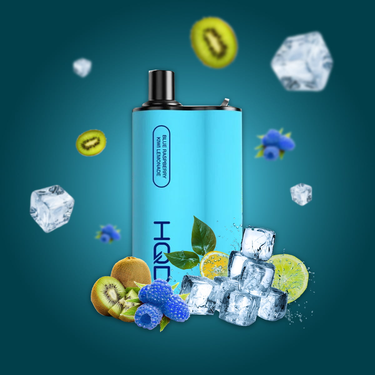 HQD BOX BLUE RASPBERRY KIWI LEMONADE – 4000 PUFFS — image 1