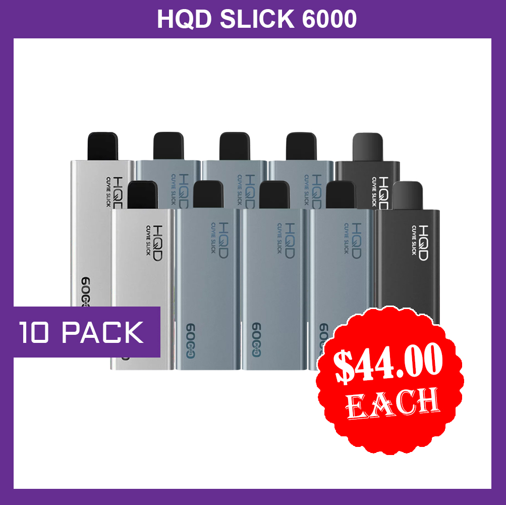 HQD SLICK - 10 PACK- 6000 PUFFS — image 1