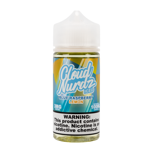 Iced Blue Raspberry Lemon by Cloud Nurdz 100mL — image 1