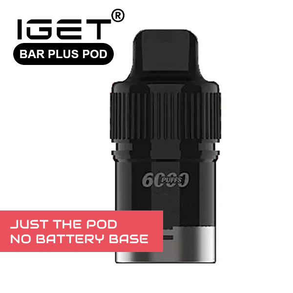 IGET BAR PLUS – POD ONLY – GRAPE ICE – 6000 PUFFS (No Battery Base) — image 1