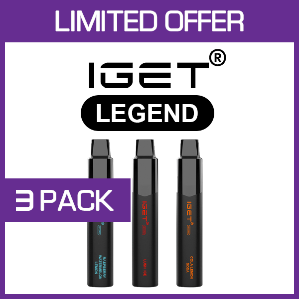 IGET LEGEND – 4000 PUFFS – 3 PACK | IGET Australia — image 1