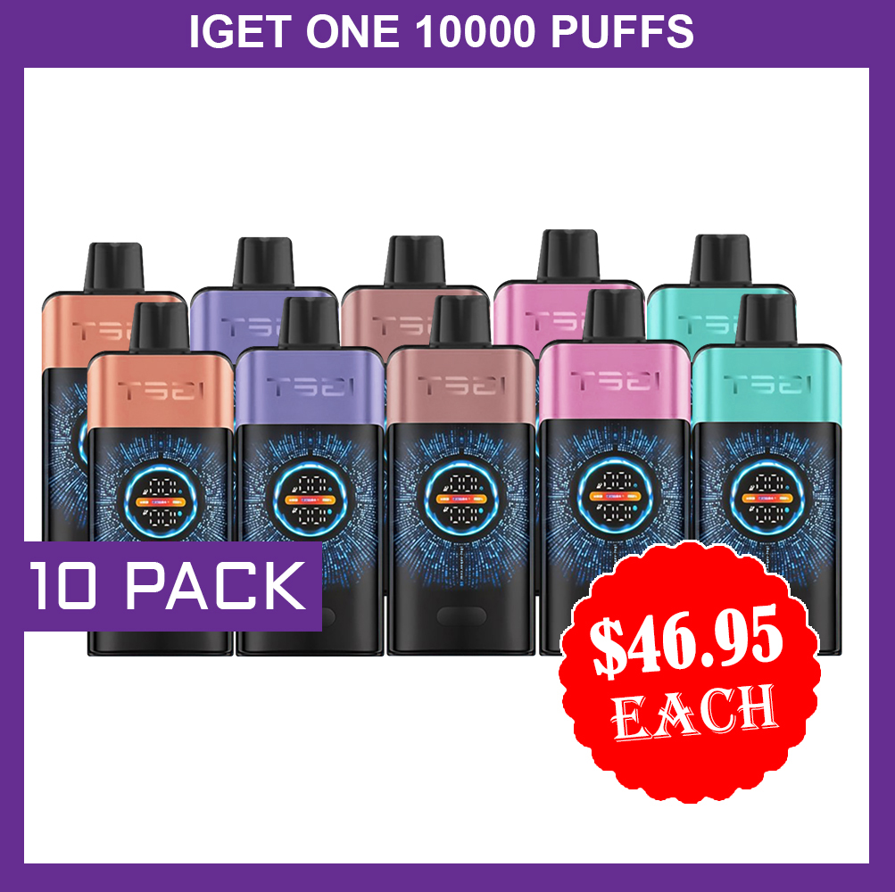 IGET ONE 12000 PUFFS - 10 PACK — image 1