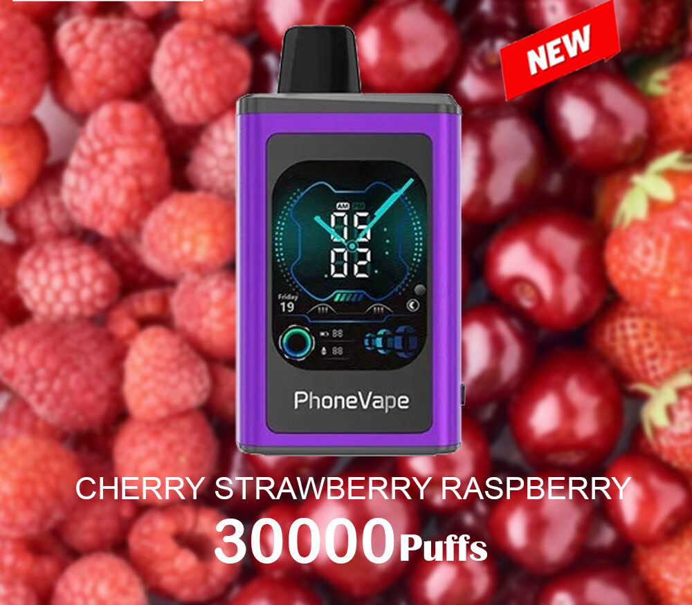 JNR PhoneVape CHERRY STRAWBERRY RASPBERRY - 30000 PUFFS — image 1