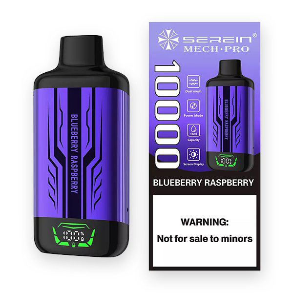 SEREIN MECH-PRO 10000 Puffs Blueberry Raspberry — image 1