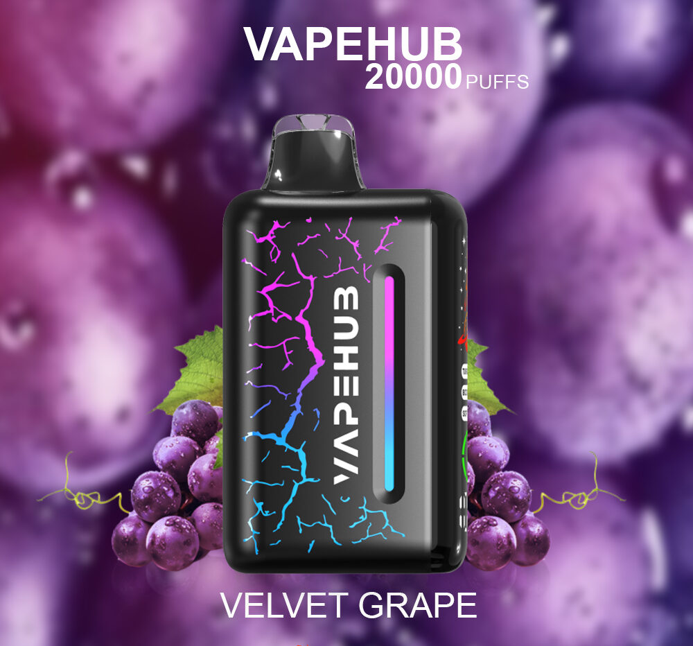 VAPEHUB VELVET GRAPE - 20000 PUFFS — image 1