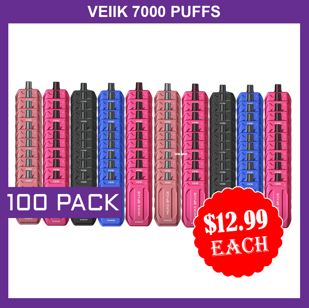 VEIIK 7000 PUFFS - 100 PACK — image 1
