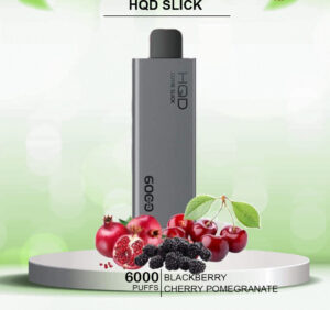 HQD SLICK BLACKBERRY CHERRY POMEGRANATE - 6000 PUFFS