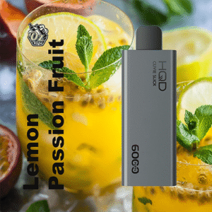 HQD SLICK LEMON PASSIONFRUIT - 6000 PUFFS