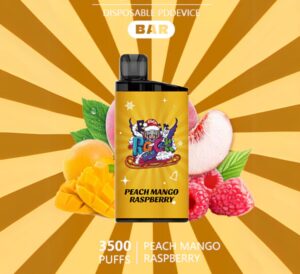 IGET BAR PEACH MANGO RASPBERRY 3500 PUFFS